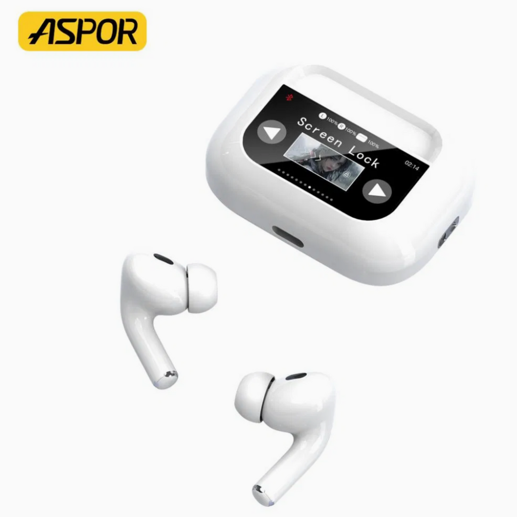 ASPOR Wireless Earbuds with Touchscreen (A629)