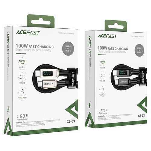 Acefast Charging Data Cable C6-03 USB-C to USB-C 100W (2metres)