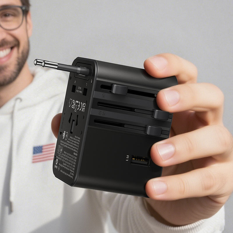 Acefast Charging Adapter Z8 2500W + PD45W GaN (3xUSB-C+2xUSB-A)