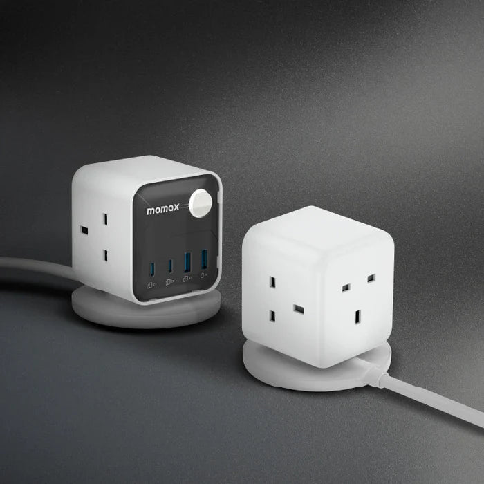 Momax 1-Charge Work Flow 3-Outlet GaN Power Cube 25W with USB Ports